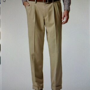 Perry Ellis relaxed, fit, comfort khaki slacks.  Size 34 x 30